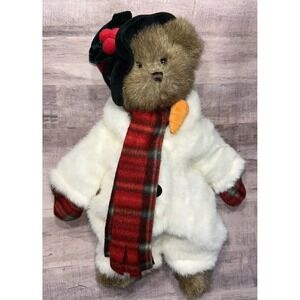 Bearington Christmas Bear Willie Melt 1757  White‎ Suit  13 Inch